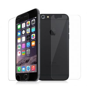 Front and Back Tampered Glass for iPhone 6 plus (Transparent)