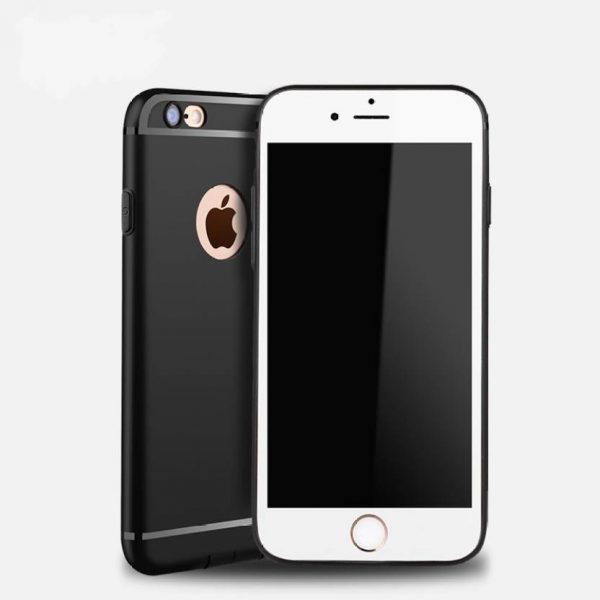 Apple Premium Cover For iphone 6S (Dark Navy Blue/ Mat Black) - Image 4