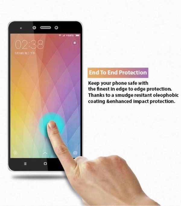 Edge to Edge Color Tempered glass for MI Note 4 (BLACK / GOLD / WHITE) - Image 4