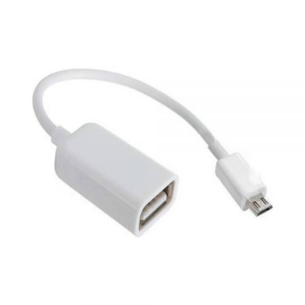 OTG Cable (High Quality) Black/White (Free Gift) - Image 8