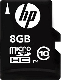 HP 8 GB MicroSDHC Class 10 4 MB/s Memory Card