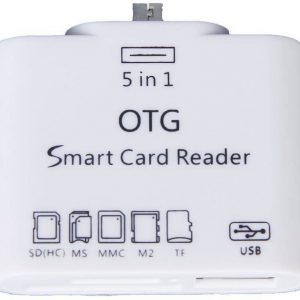 MEZIRE Micro Usb Otg Card Reader-10 Card Reader  (White)
