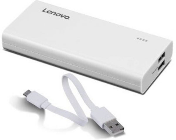 Lenovo PA13000 13000 mAh Power Bank  (White, Lithium-ion) - Image 3