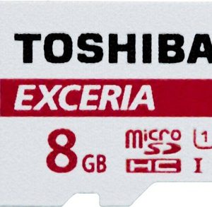 Toshiba Exceria 8 GB MicroSDHC UHS Class 1 48 MB/s Memory Card