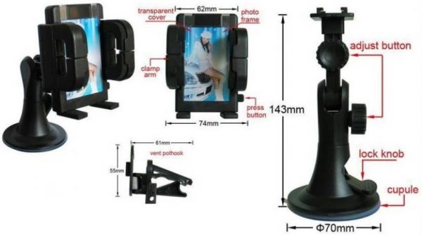 Mobile Holder for Car (Mount-Suction) - Image 4