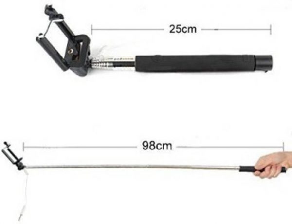 Selfie Stick  (Black) - Image 2