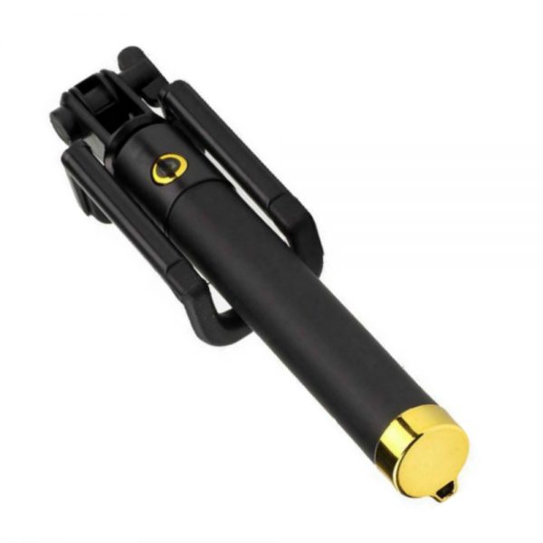 Selfie Stick Black and Gold (Aux) - Image 3