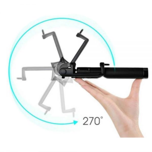 Selfie Stick Black and Gold (Aux) - Image 6