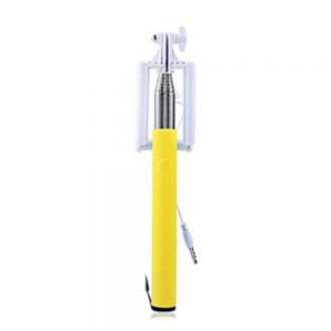 IPL Selfie Stick with AUX - YELLOW