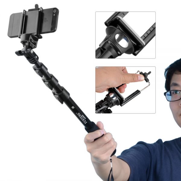 Yunteng YT 188 Selfie Stick (Black, without Remote) - Image 3