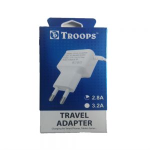 Troops Charger 2.8A (Micro USB) 6 Months Warranty