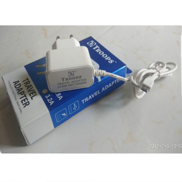 Troops Charger 2.8A (Micro USB) 6 Months Warranty - Image 3