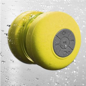 Waterproof Bluetooth Speaker 2W (6 Colors) - YELLOW