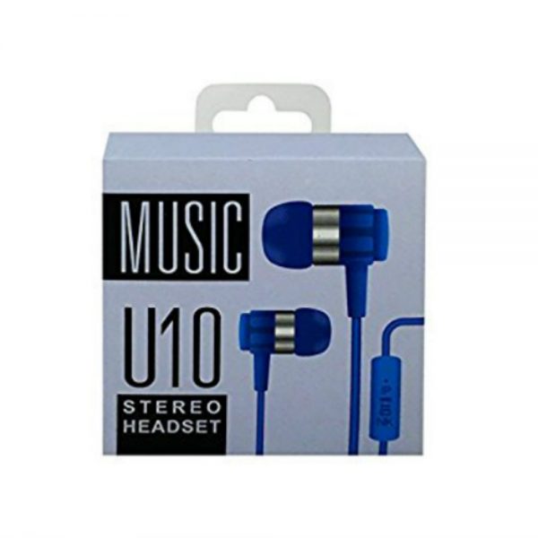 Music U10 Earphones with Mic (In the Ear) 6 Months Warranty + Free Shipping - Image 7