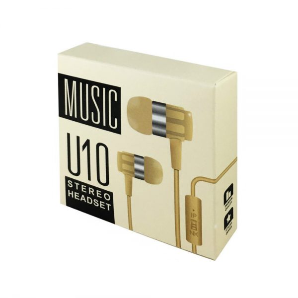 Music U10 Earphones with Mic (In the Ear) 6 Months Warranty + Free Shipping - Image 9