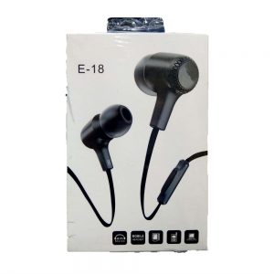 E-18 Wired Earphone (In Ear) 6 Months Warranty + Free Shipping
