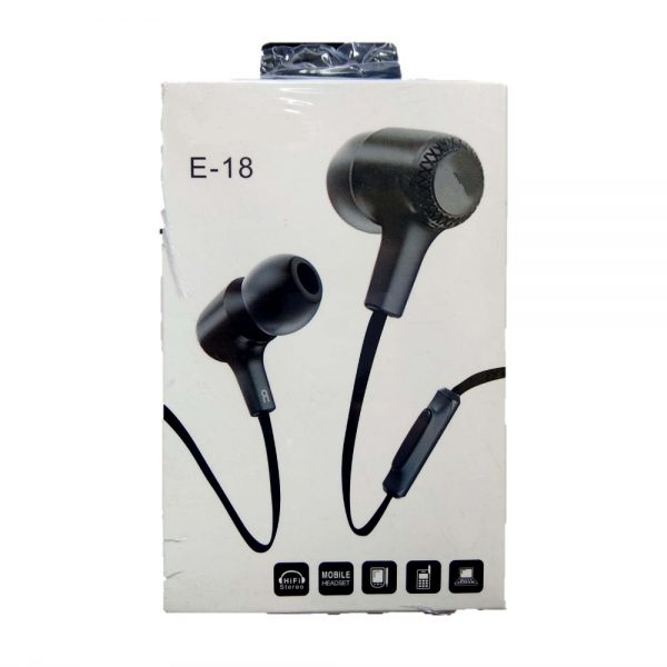 E-18 Wired Earphone (In Ear) - Image 2