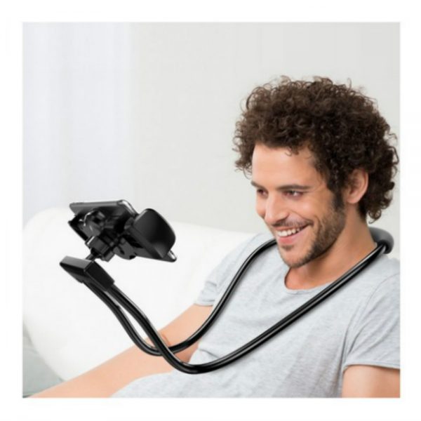 Neck Mobile Holder (Red/Black) 360 Degree Rotation - Image 3