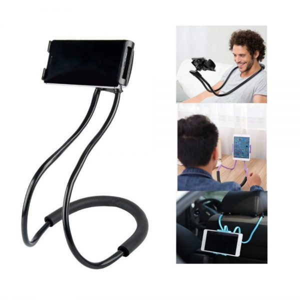 Neck Mobile Holder (Red/Black) 360 Degree Rotation - Image 5