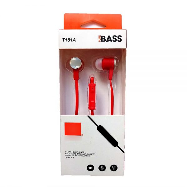 T181A Wired Earphone (In Ear) - Image 3