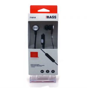 T181A Wired Earphone (In Ear) - BLACK
