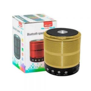 WS-887 Mini Speaker Metal (5 Colour) FM/AUX/BLUETOOTH/SD CARD/USB 6 Months Warranty + Free Shipping