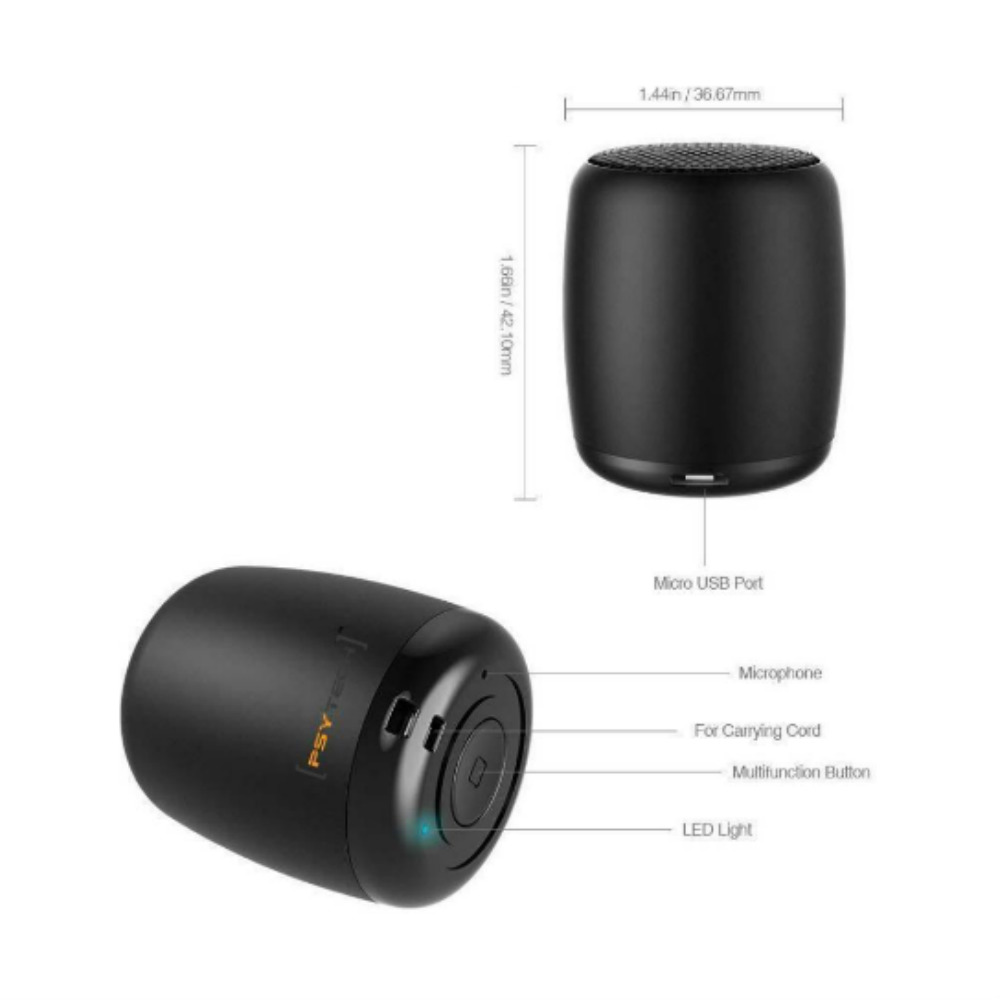 PSYTECH Mini Boost Wireless Speakers 