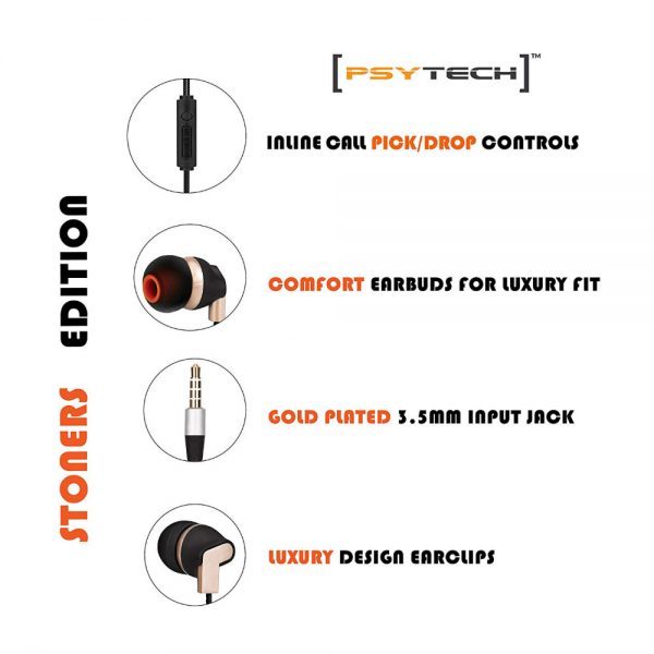 PSYTECH Stoner Wired Earphone (In Ear) 6 Months Warranty - Image 6
