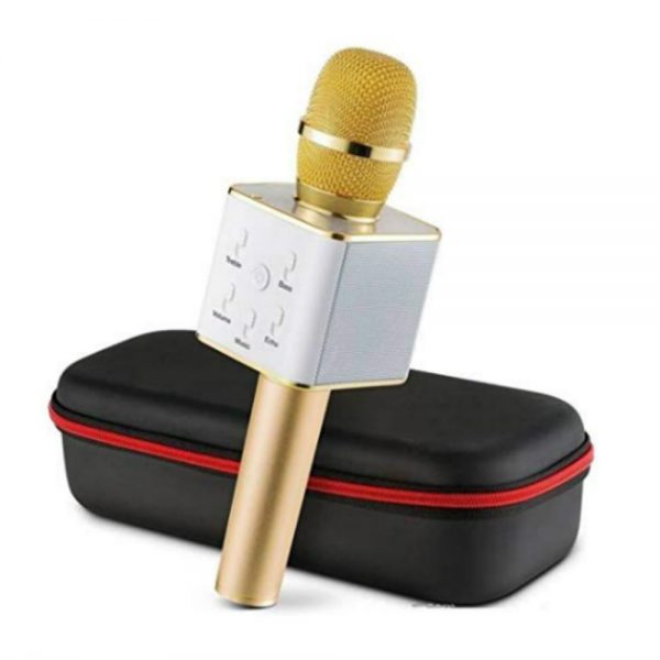 Q7 Mic (Wireless Mic) Built-in Speaker - Karaoke Mic - Image 2