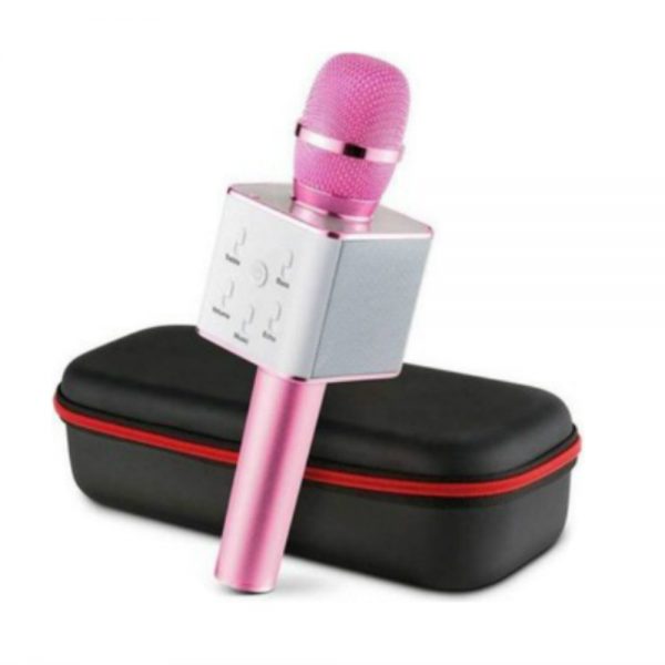Q7 Mic (Wireless Mic) Built-in Speaker - Karaoke Mic - Image 3
