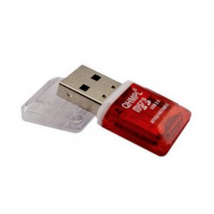 Quantum QHM5570 T Flash Micro SD Card Reader (Red)