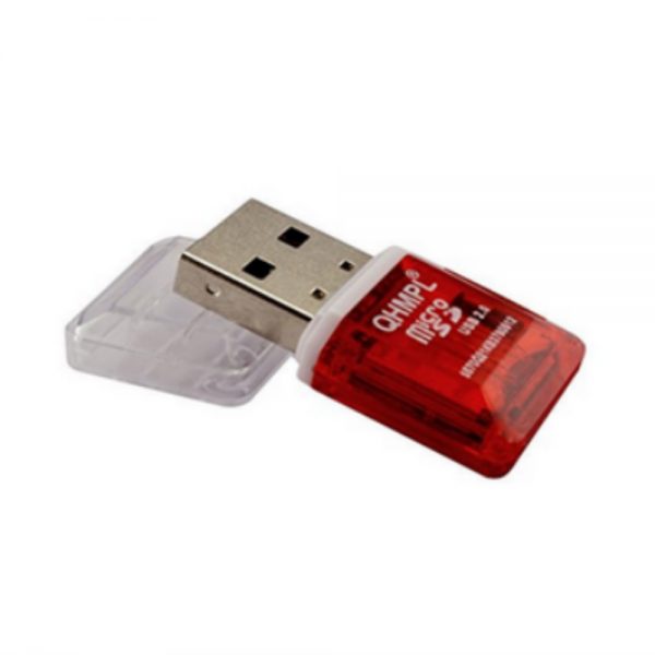 Quantum QHM5570 T Flash Micro SD Card Reader (Red)