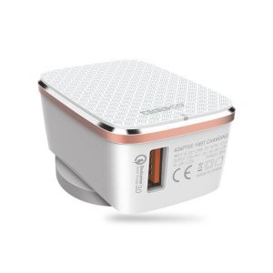 Tessco BC 203 A 18W 2.0A Charger Qualcomm 3.0 Single USB (6 Months Warranty)