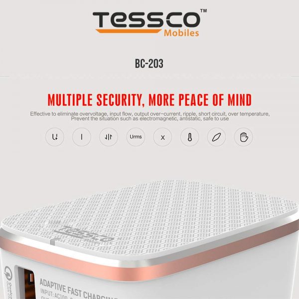 Tessco BC 203 2.4A Charger Qualcomm 2.0 Single USB (6 Months Warranty) - Image 13