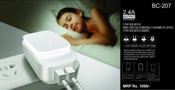 Tessco BC 207 2.4A Charger Dual USB Ports (6 Months Warranty) - Image 8