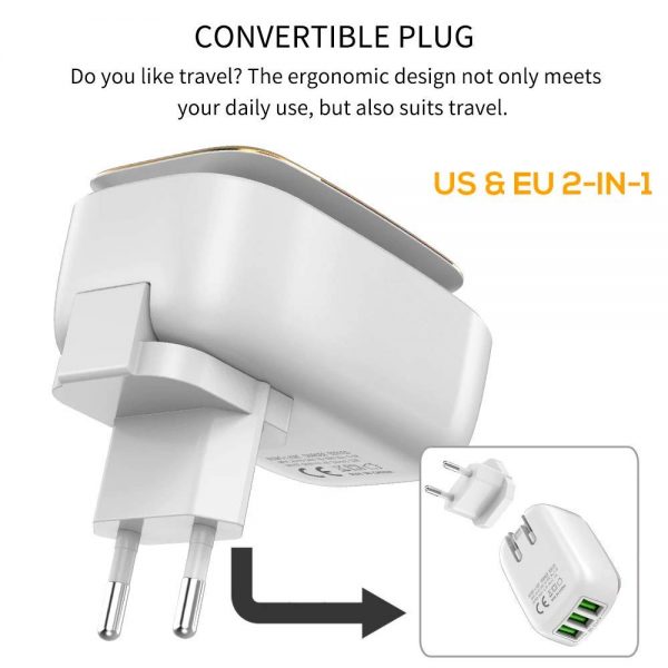Tessco BC 208 3.4A Charger 3 USB Ports (6 Months Warranty) - Image 7