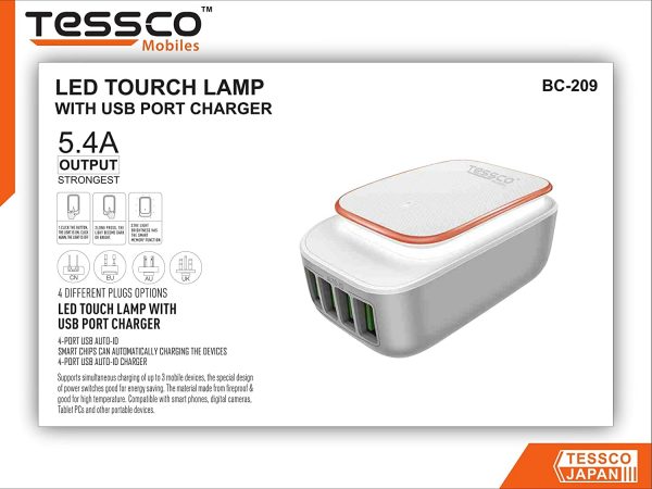 Tessco BC 209 5.4A Charger 4 USB Ports (6 Months Warranty) - Image 5