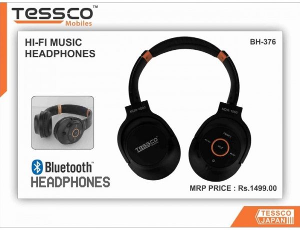 Tessco BH 376 Bluetooth Headphone (6 Months Warranty) - Image 2