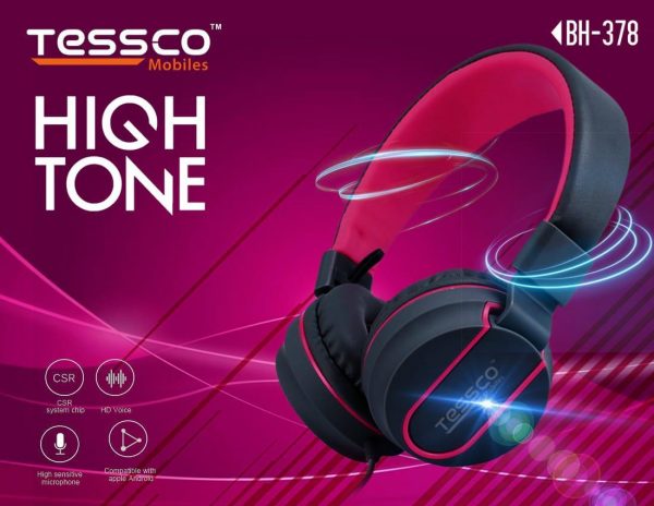 Tessco BH 378 Wired Headphone (6 Months Warranty) - Image 8