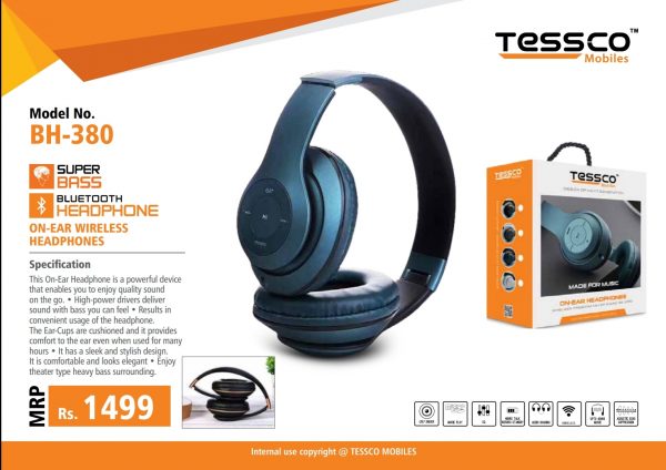 Tessco BH 380 Wireless Headphone (6 Months Warranty) - Image 3