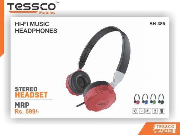 Tessco BH 385 Wired Headphone (6 Months Warranty) - Image 5