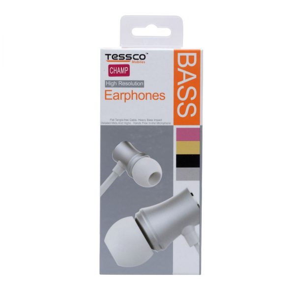 Tessco CH 225 Wired Earphone (In Ear) 6 months Warranty - Image 5