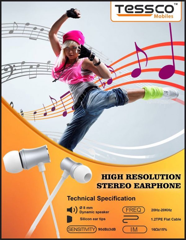 Tessco CH 225 Wired Earphone (In Ear) 6 months Warranty - Image 9