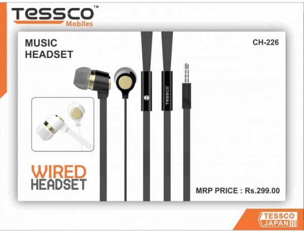 Tessco CH 226 Wired Earphone (In Ear) - Image 3