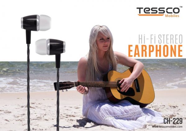 Tessco CH 229 Wired Earphone (In Ear) - Image 4