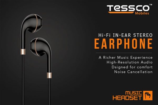 Tessco CH 231 Wired Earphone (In Ear) 6 months Warranty - Image 7