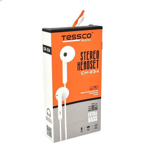 Tessco CH 234 Wired Earphone (In Ear) 6 months Warranty - Image 2