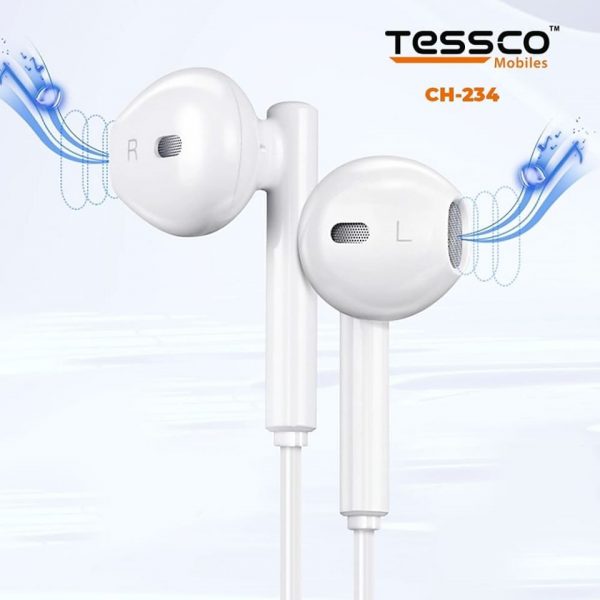 Tessco CH 234 Wired Earphone (In Ear) 6 months Warranty - Image 6