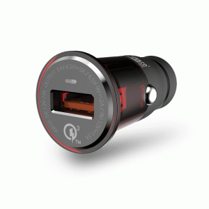 Tessco DC 257 3.0A Car Charger Qualcomm 3.0 Single USB (6 Months Warranty)