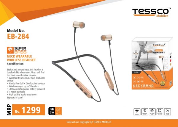 Tessco EB 284 Bluetooth Earphone (6 Months Warranty) - Image 3